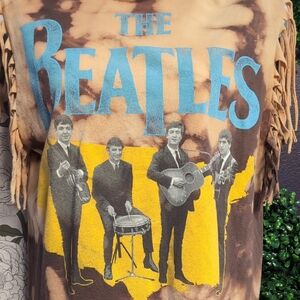 The Beatles Brown Fringe 1964 Tee